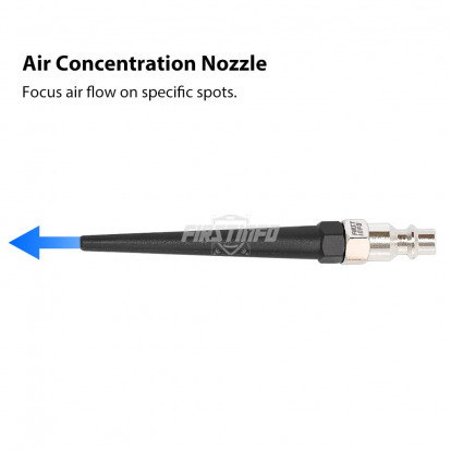 A1845A 1-Piece Taiwan Concentration Type Nozzle with Air Inlet Coupler