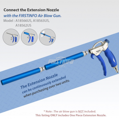 A18562F Extension Nozzle Accessory Kit for all FIRSTINFO Air Blow Gun