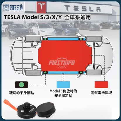 特斯拉專用頂車機用塑鋼膠墊