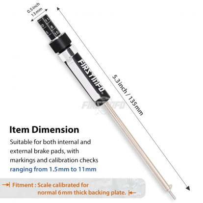 F3917 Brake Pad Thickness Gauge