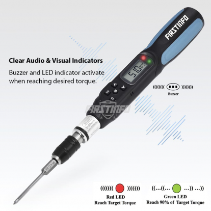 H5277U 0.44-4.42 in-lbs. / 5-50 cN-m / 0.51-5.1 kg-cm Digital Torque Screwdriver, Dual Direction