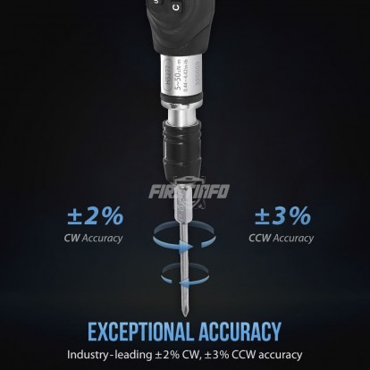 H5277U 0.44-4.42 in-lbs. / 5-50 cN-m / 0.51-5.1 kg-cm Digital Torque Screwdriver, Dual Direction