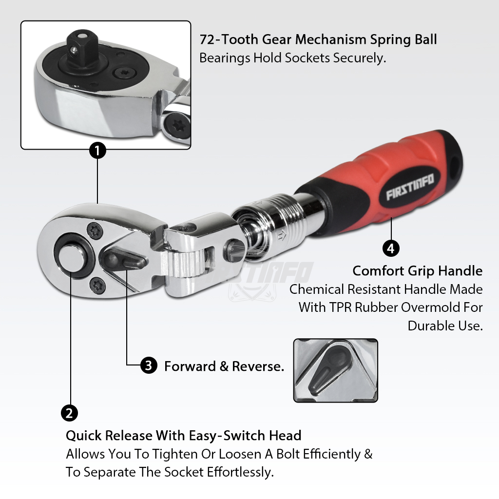 Flexible Spring Claw, Sockets & Wrenches